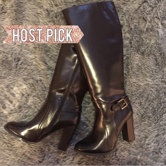 Apt. 9 Shoes - 🎉HP🎉 NWOT Apt.9 Brown Heeled Boots 8